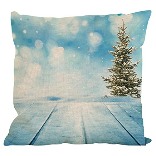 Joyeux Noël coton Taie d'oreiller en lin, Beau ...