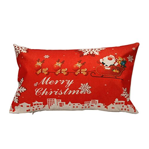 Noël taie d'oreiller canapé coussin décoration ...