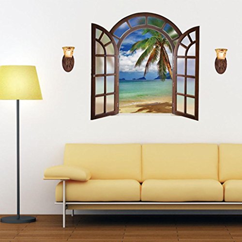 Personnalité creative faux stickers muraux déco...