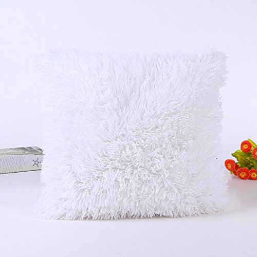 Taie d'oreiller 45cm * 45cm sofa taille throw housse de coussin home decor (blanc) 0649152740855 kingko