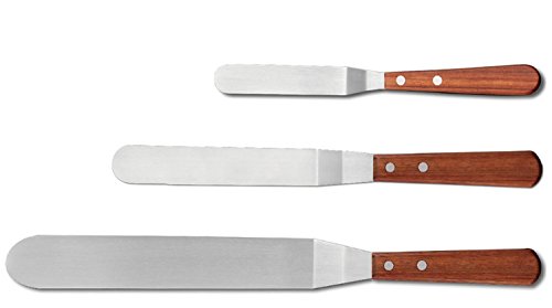 Spatule coudée - spatules patisserie en acier i...