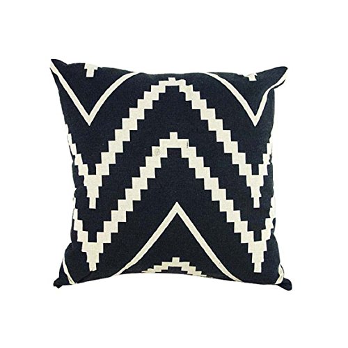 Ularmo Noir et blanc Style simple treillis Frin...