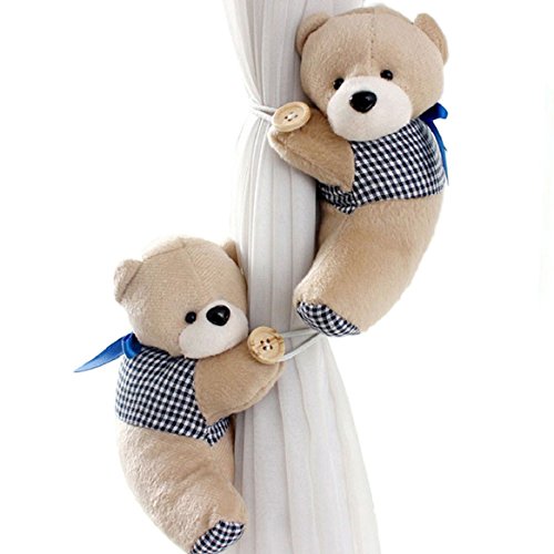 Ularmo mode bear winne fenêtre Rideau titulaire...