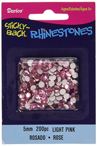 Bâton sur strass 5mm 200/Pkg-Light Rose