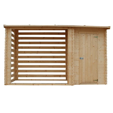 TIMBELA TIMBELA TIMBELA M205 - Abri de jardin+ Chalet pour vélos/ Bucher/Abri ... code EAN 0653078925593 