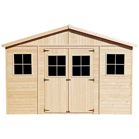 TIMBELA M331+M331G Abri de jardin en bois H246x...