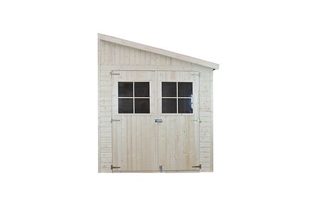 TIMBELA TIMBELA TIMBELA M339A  Abri de Jardin en Bois Naturel (avec paroi lat ... code EAN 0653078925999 