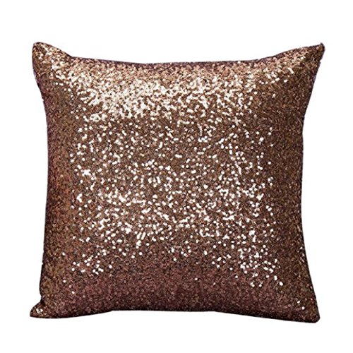 Solide couleur glitter paillettes throw home de...