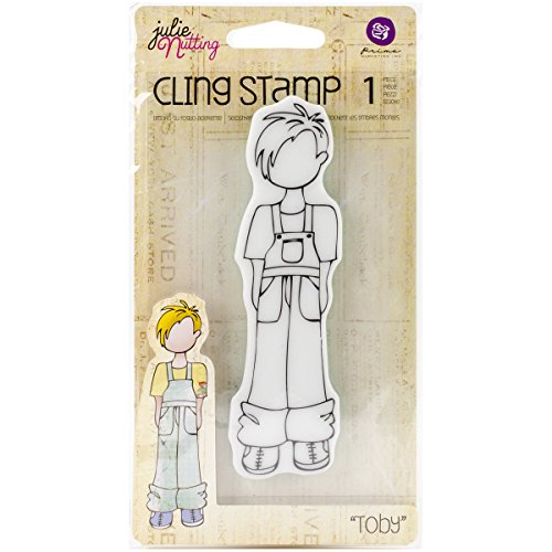Julie Nutting Mixed Media Cling Rubber Stamps-Toby
