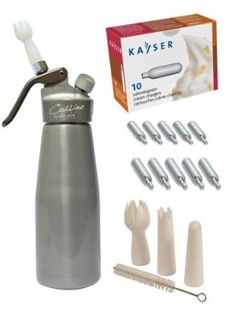 Kp5033 siphon à chantilly professionnel alumini...