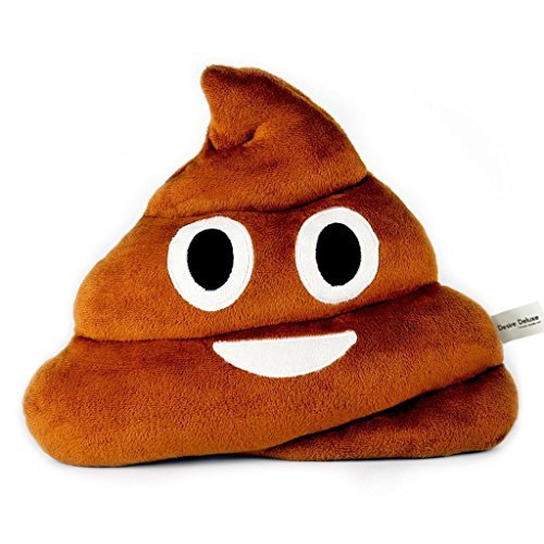 Doux emoji émoticône binette rond jaune coussin...