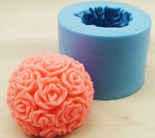 Stéréo bricolage rose handmade soap silicone mo...