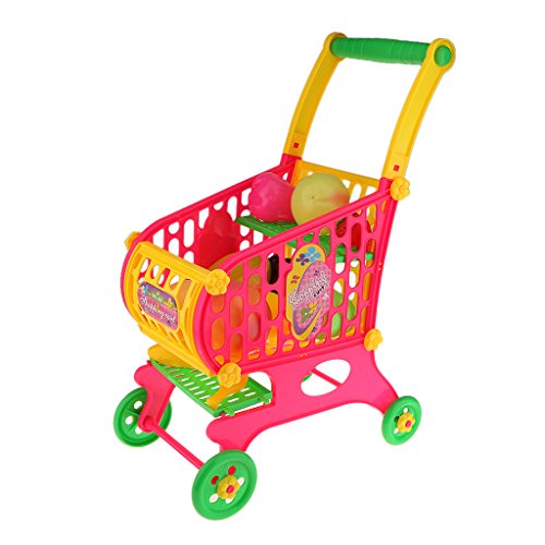 Enfants Jouet Shopping Panier Set Avec Fruits/L...