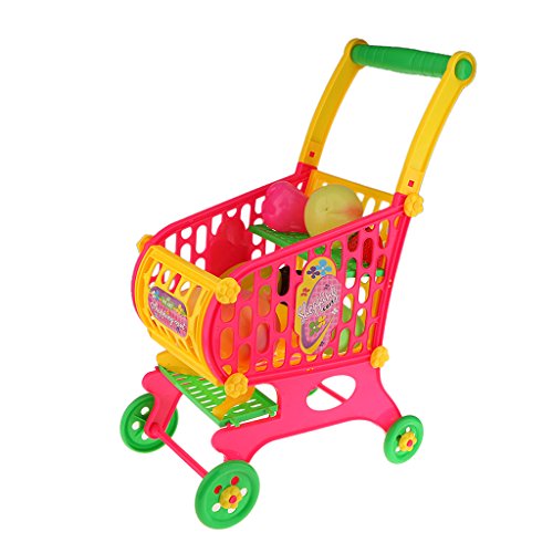 Enfants Shopping Poussette Panier Avec Fruits/L...