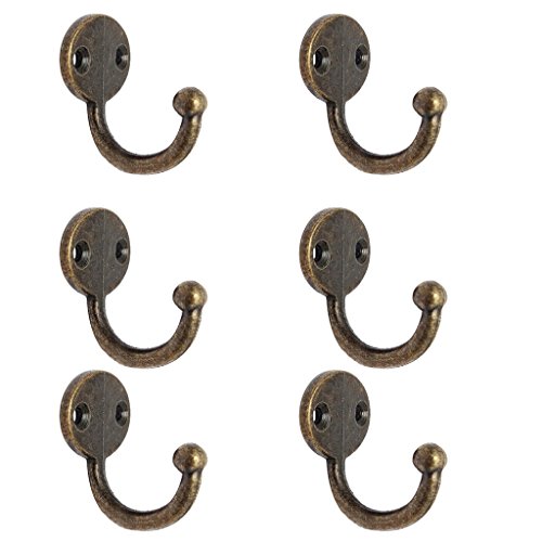 Lot 6pcs Rétro Crochet Cintre Mural Porte Mante...