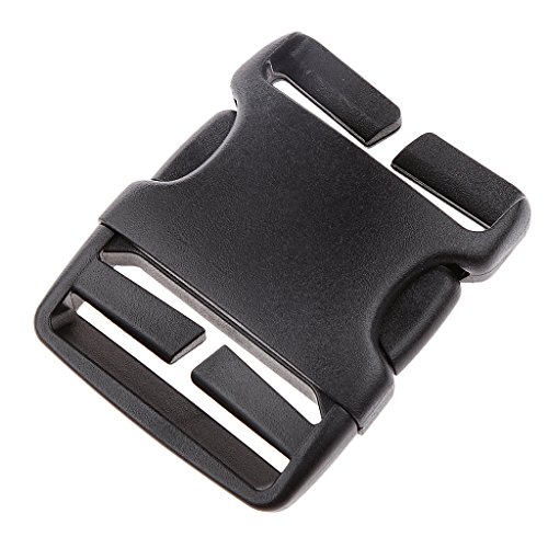 Générique Noir Nylon Plastique Boucle Latéral Amovible de Sac à Dos Sangle 20/25/38/50mm - 50mm code EAN 0659061155589 