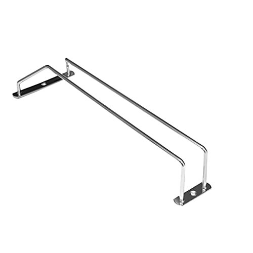 Orgenisateur Porte-verres à Vin en Fer Chromé S...