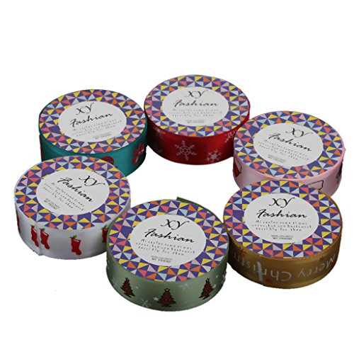 6pcs Rouleaux de Ruban Multicolore pour Diy Déc...