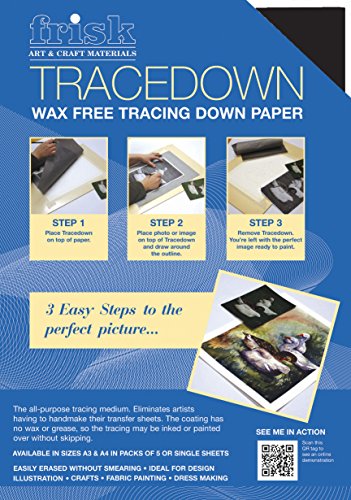 Tracedown lot de 5 blocs de papier calque assor...