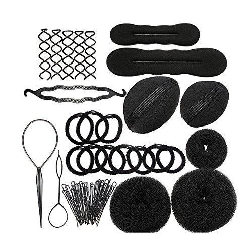 Coiffure Professionel Rouleau Bigoudis Coiffure Stylisée Mode Élastiques Chignon Torsade de tresse Cheveux Kit coiffure accessoires 0660885854572 CCZG Coiffure Professionel Rouleau Bigoudis Coiffure Stylisée Mode Élastiques Chignon Torsade de tresse Cheveux Kit coiffure accessoires 0660885854572 CCZG