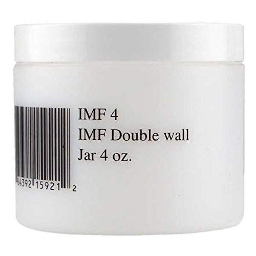 Bocal en verre avec couvercle en plastique Blan...