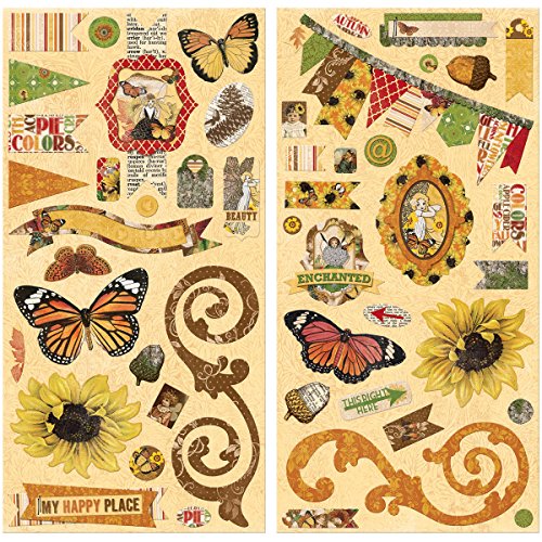 Bo Bunny Enchanted Harvest Chipboard Accents- code EAN 0665573060594 