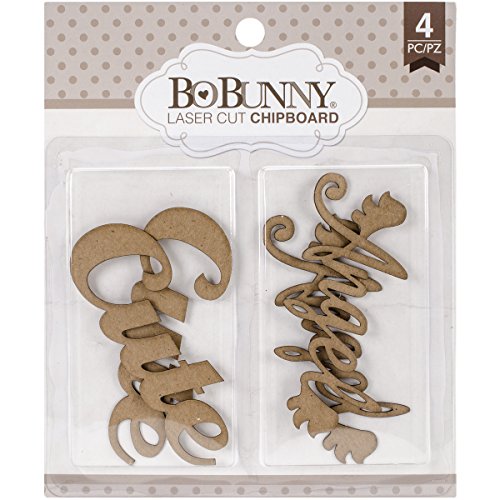 Bo Bunny BoBunny Essentials Laser-Cut Chipboard-Cute code EAN 0665573061683 