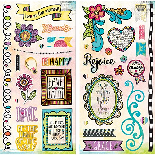 Bo Bunny BoBunny Believe auto-adhésives aggloméré, d'autres, multicolore code EAN 0665573062963 