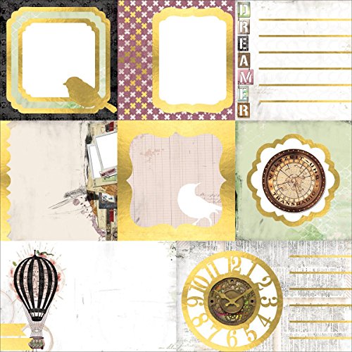 BoBunny Beautiful Dreamer vélin Papier 30,5 x 30,5 cm 0665573063441 Bo Bunny