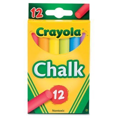 Assortiment de crayons craie de couleurs 12/pkg
