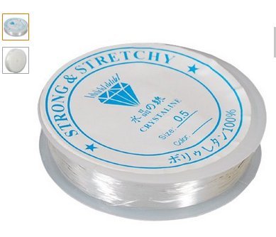 Bobine de 20 mètres de crystal clear forte & él...