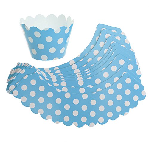 20pcs Emballage à Petit Gâteau à Pois Décoratio...