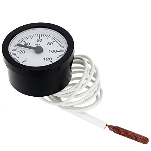 Générique Jauge de Température Thermomètre Capillaire 0-120C Eau & Huile 1.5 Mètre Capteur code EAN 0675595455766 