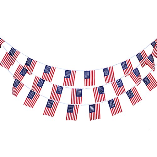 10m Banderole de Drapeaux de 30pcs de L'Australie/USA Décoration de Fête - USA 0675595459535 Generic