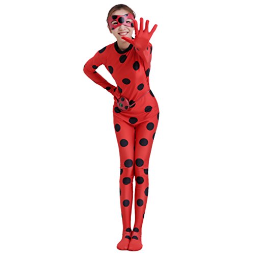 Generic Fille Halloween Costume Cosplay Miraculeuse Marinette Dupain Cheng Ladybug - S code EAN 0675595467455 