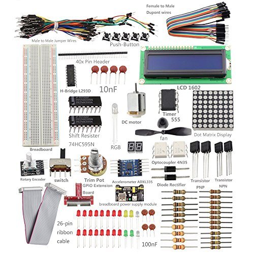Sunfounder Project Super Starter Kit w/ 26-Pin ...
