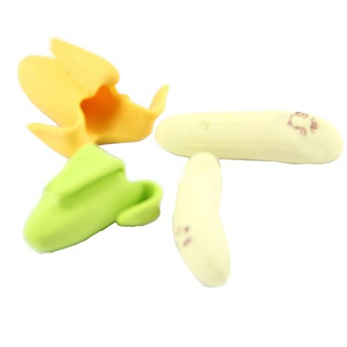 E-lant 2pcs Novelty Banana Style Pencil Eraser ...