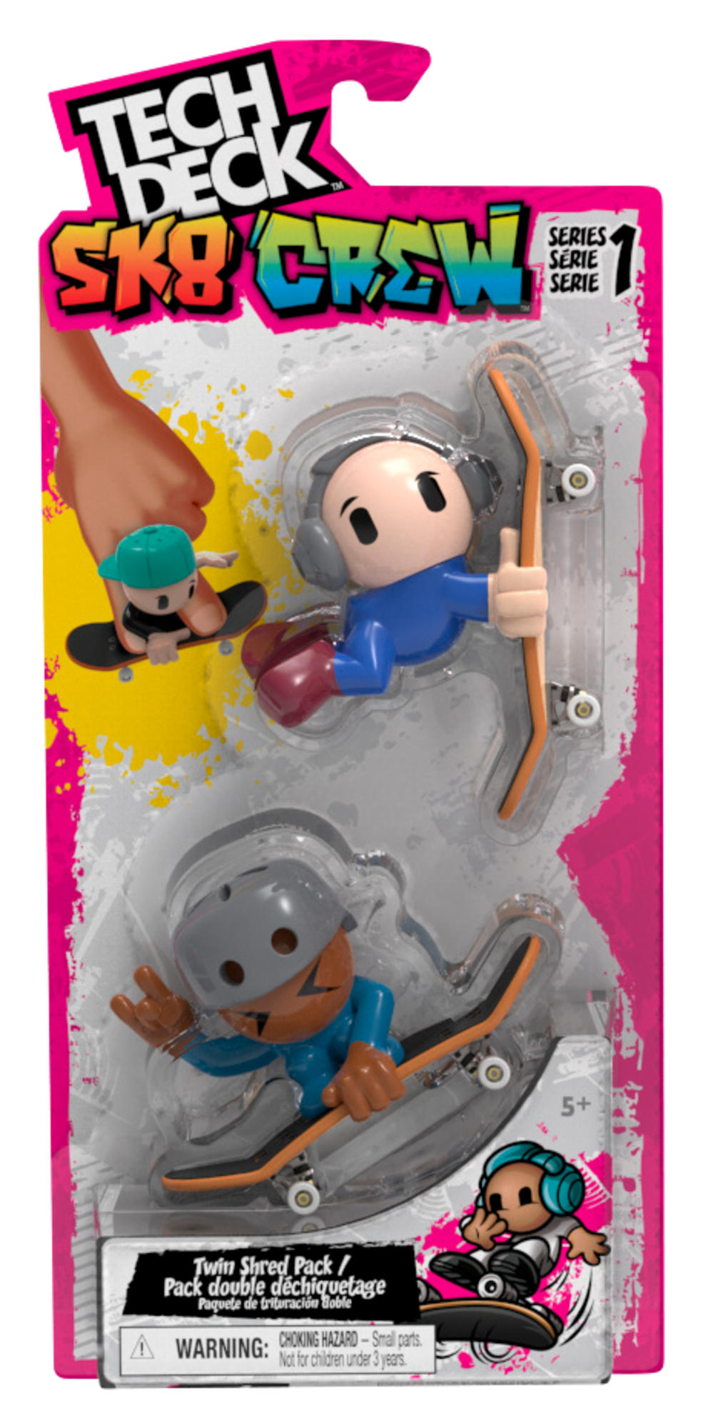 Camion + pack de 2 sk8 crew