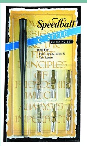 Speedball Calligraphie « C » Style Lettrage Set-