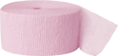Banderole de fête en Papier Crépon Rose Pastel ...