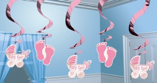 Spirale pied/landau ( lot de 5 spirales ) - rose