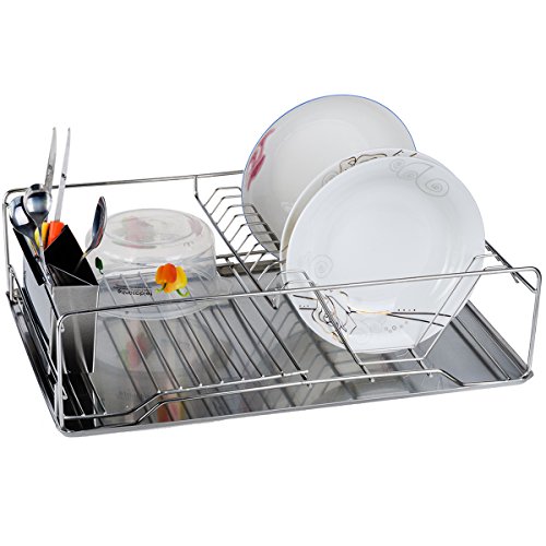 DXP Égouttoirs à vaisselle avec bac de récupéra...