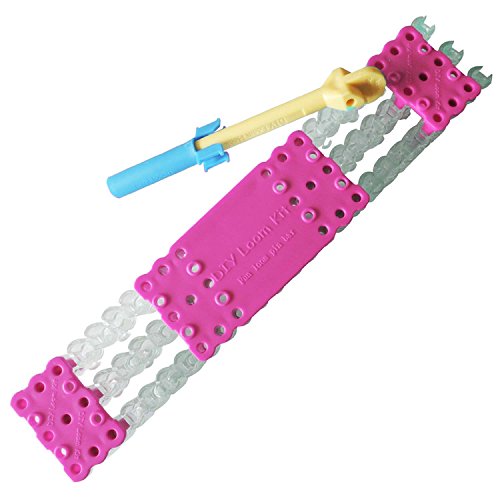 Ateamart Ateam Métier à tisser Livré avec un crochet compatible avec tous les métiers à tisser Idéal pour la confection de bracelet code EAN 0691052376696 