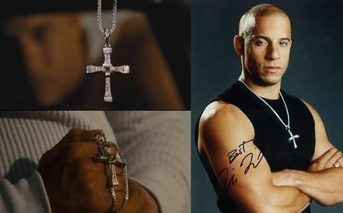 Le Coin Coquin FR The Fast and the Furious Dominic Toretto de croix de collier de chaîne pendante code EAN 0693037878492 