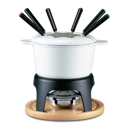Swissmar Fondue en fonte set pC sierra 11 blanc 0696750493089 (0696750493089)