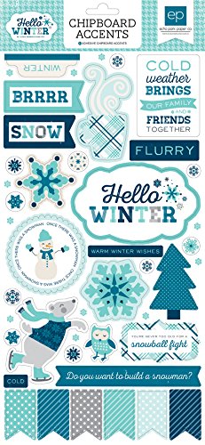 Hello Winter Chipboard Accents 6