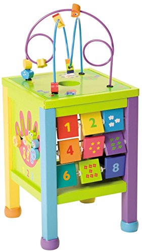 Jouet en bois centre d'activité