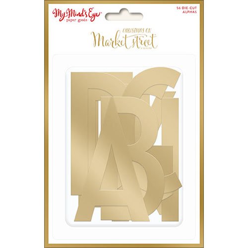 Christmas On Market St. Gold Foiled Die-Cuts-