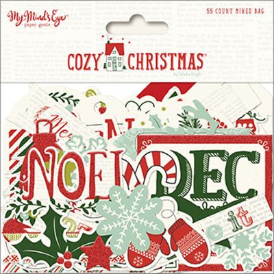 Cozy Christmas Mixed Bag Cardstock Die-Cuts-W/G...