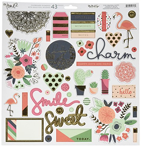 My Minds Eye My minds eye sur Trend 2 éléments aggloméré 30,5 cm x 30,5 cm, d'autres, multicolore code EAN 0699464207164 